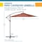 Classic Accessories Weekend 10 Ft Patio Cantilever Umbrella, Cedarwood UCWUMB12096 - alternate 4
